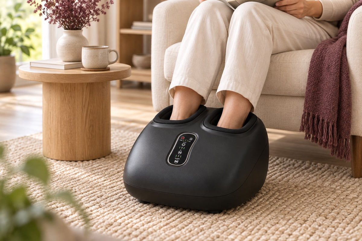 Masseur de pieds : la première utilisation.