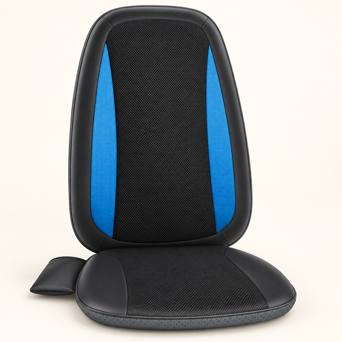 Masseur de dos shiatsu chauffant portable : Panneau multicolore.