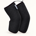Bandes chauffantes vibrantes pour genoux : Noir.