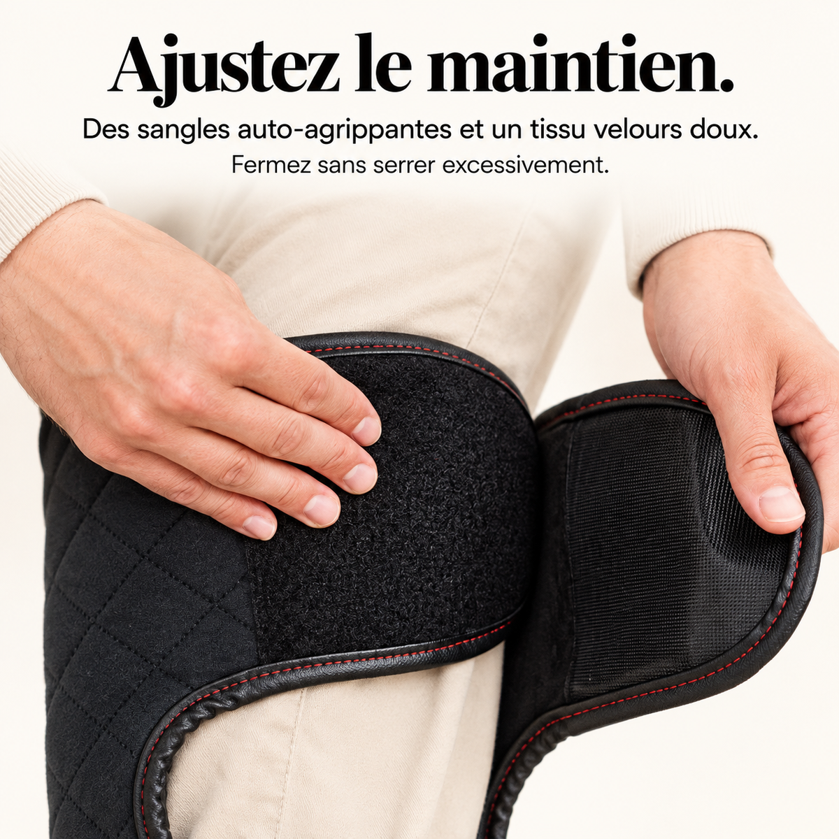 Bandes chauffantes vibrantes pour genoux : présentation du modèle, visuel 6.