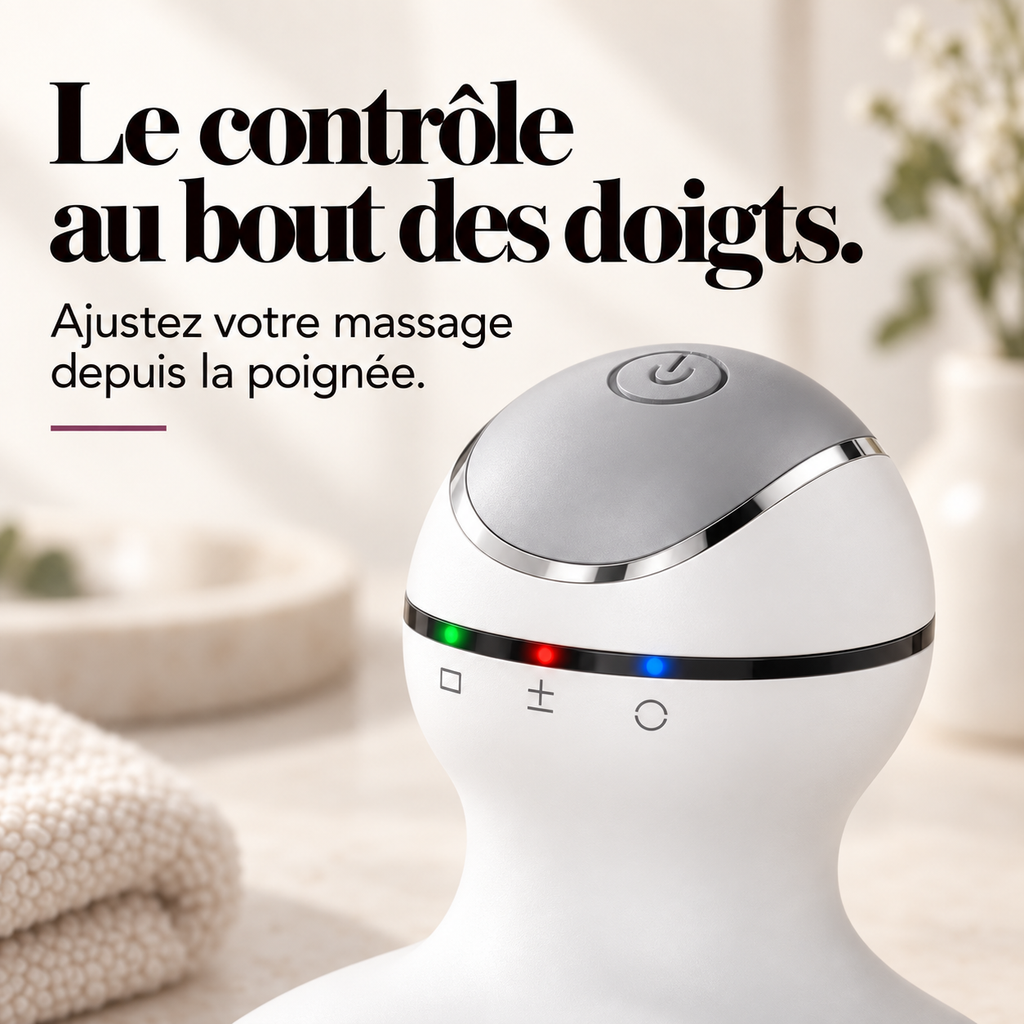 Masseur de cuir chevelu sans fil étanche : présentation du modèle, visuel 5.