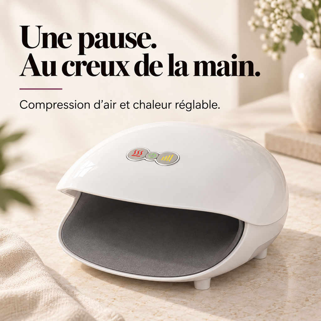 Masseur de main sans fil chauffant : présentation du modèle, visuel 2.
