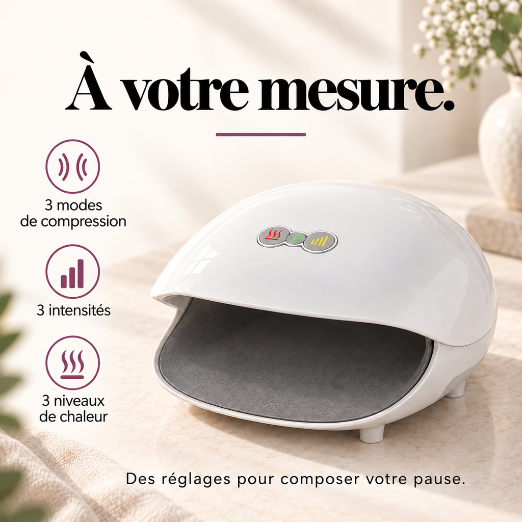 Masseur de main sans fil chauffant : présentation du modèle, visuel 3.