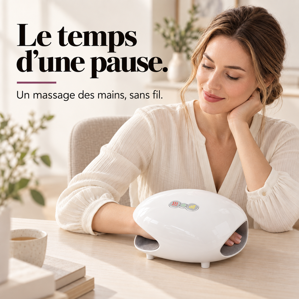 Masseur de main sans fil chauffant : présentation du modèle, visuel 4.