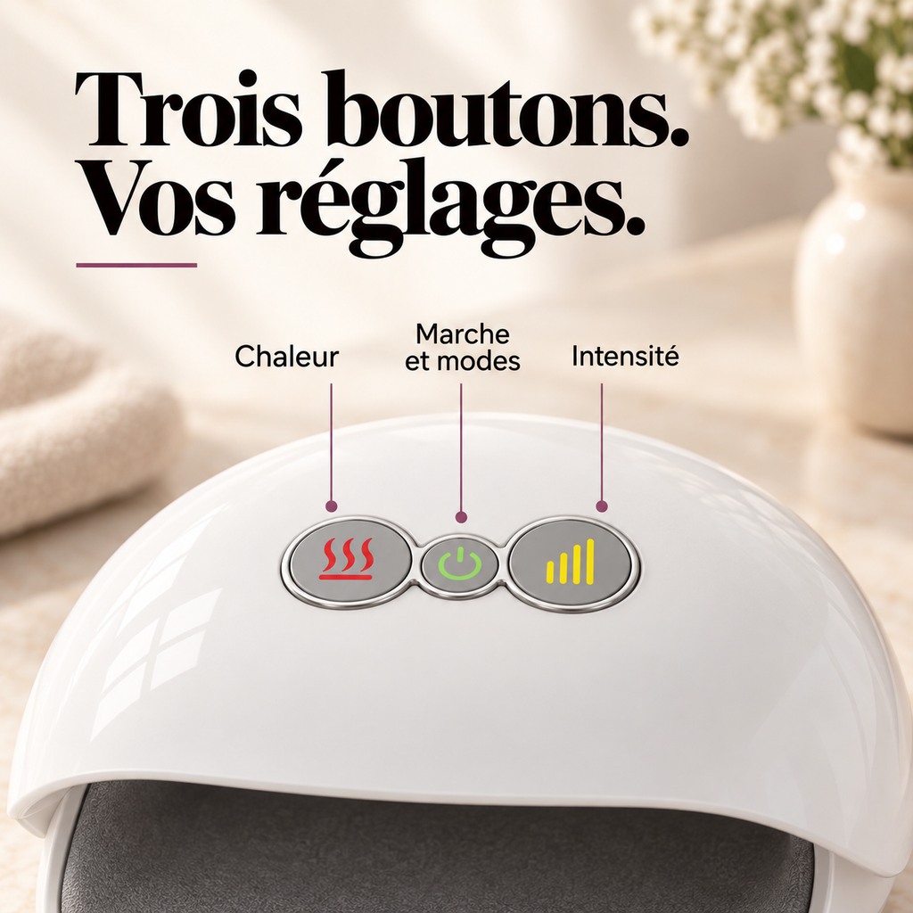 Masseur de main sans fil chauffant : présentation du modèle, visuel 5.