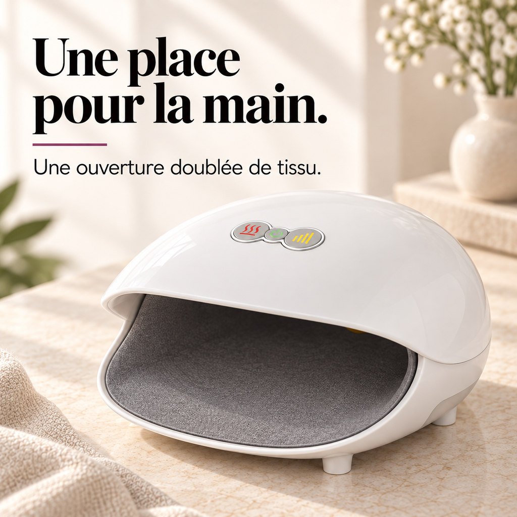 Masseur de main sans fil chauffant : présentation du modèle, visuel 6.