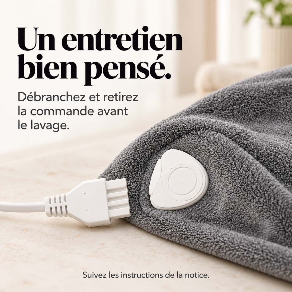 Cape chauffante nuque, épaules et dos : présentation du modèle, visuel 7.