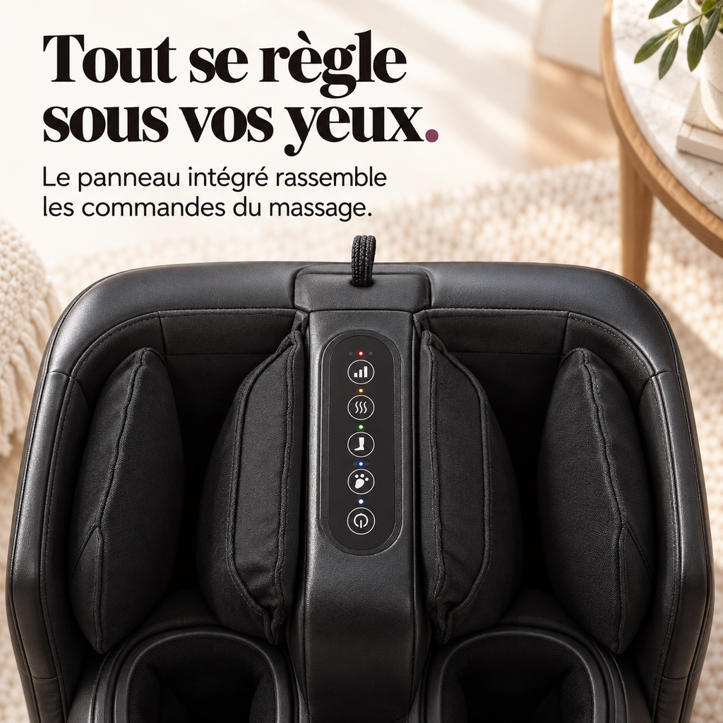 Masseur pieds et mollets convertible en pouf : présentation du modèle, visuel 5.