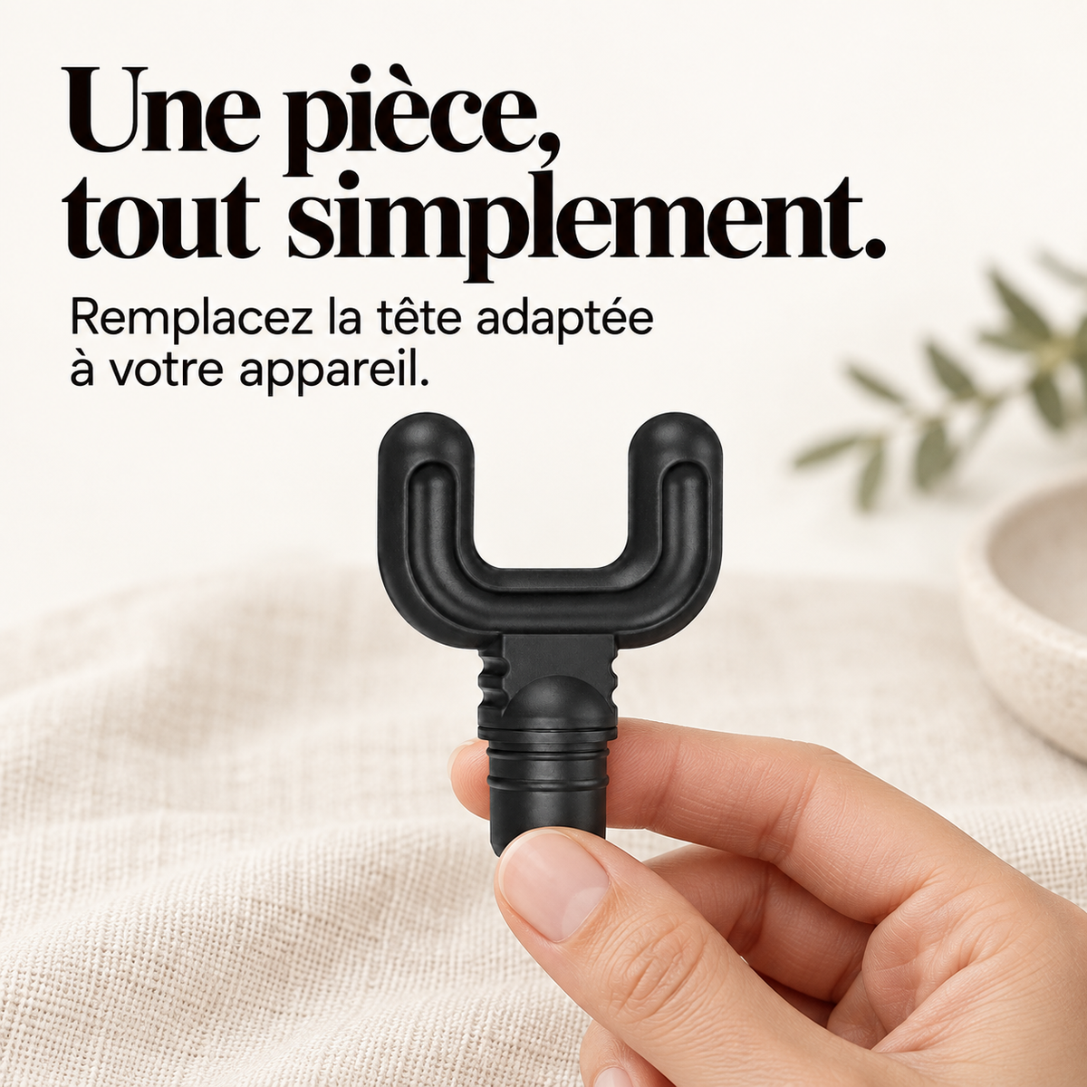 Tête de massage interchangeable : présentation du modèle, visuel 4.