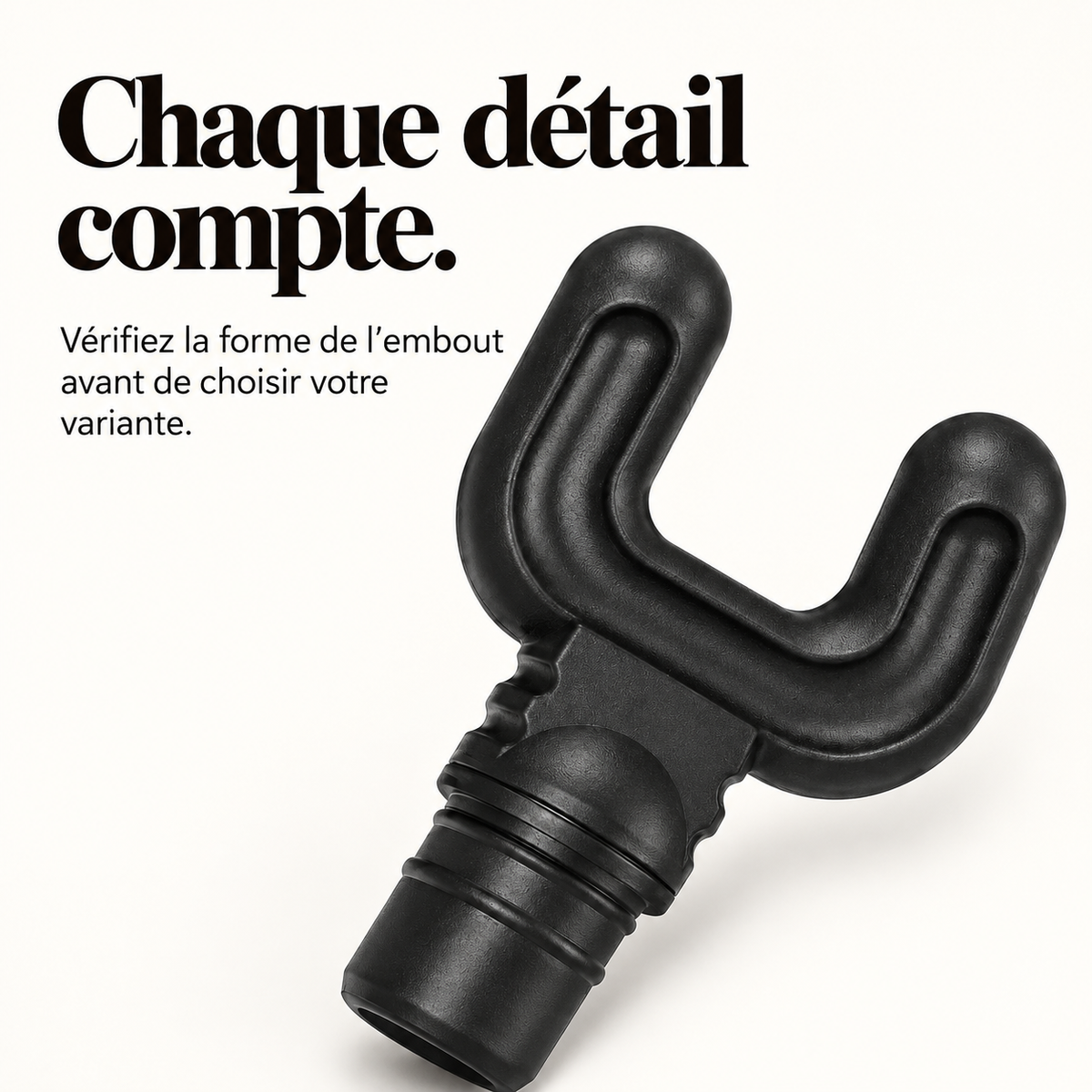 Tête de massage interchangeable : présentation du modèle, visuel 5.