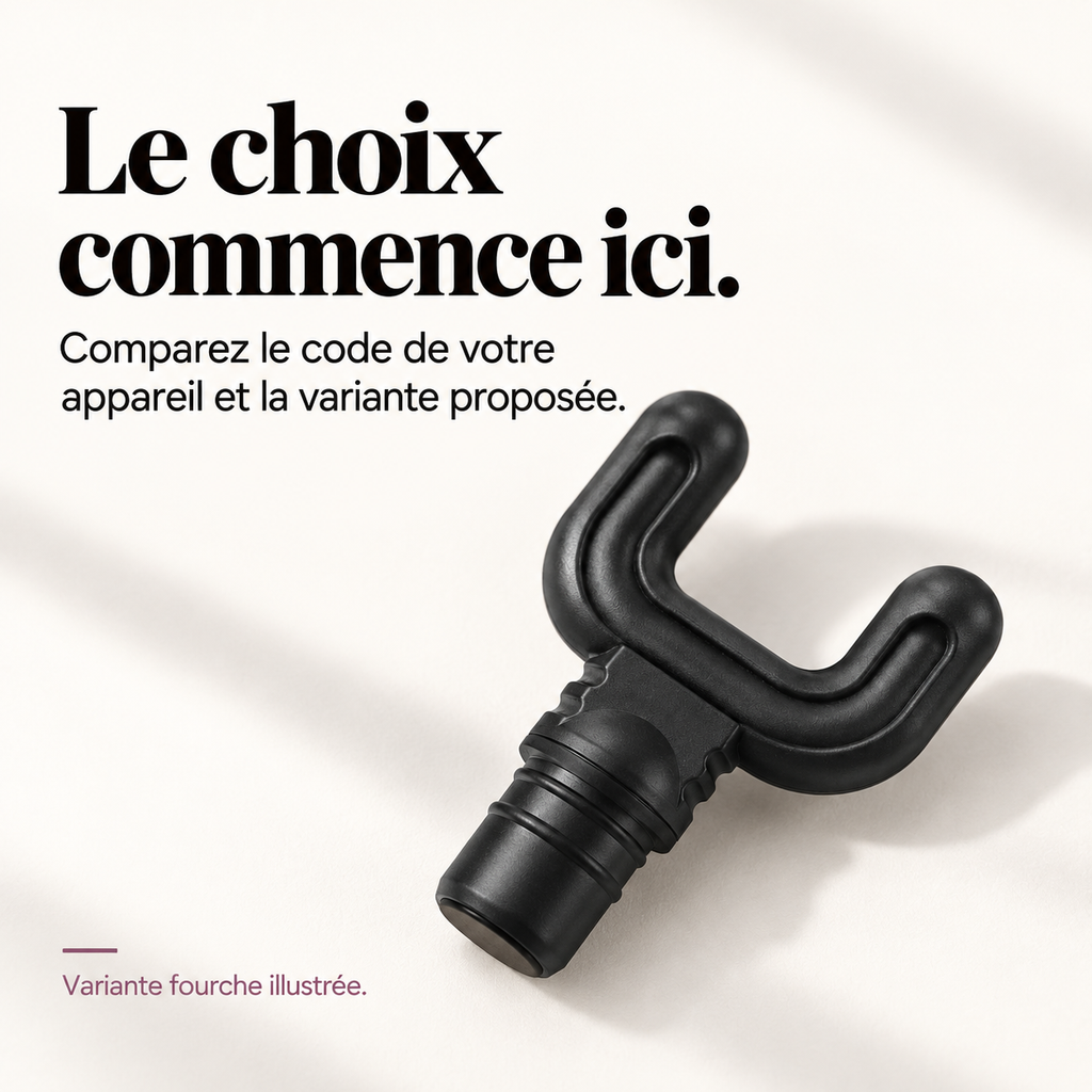 Tête de massage interchangeable : présentation du modèle, visuel 7.