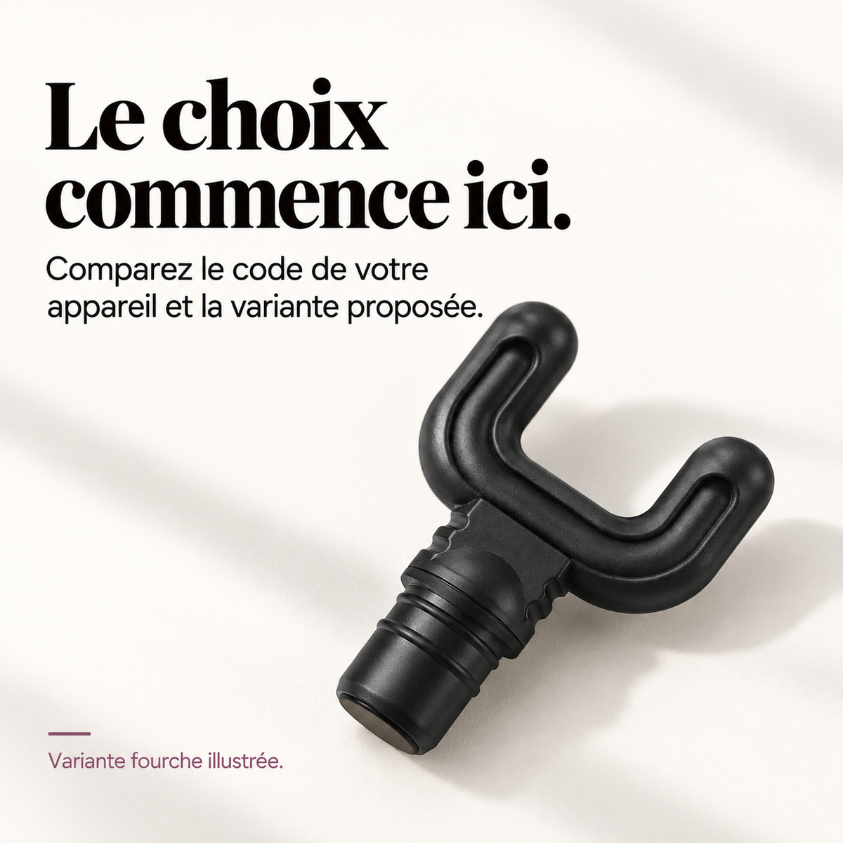Tête de massage interchangeable : présentation du modèle, visuel 7.