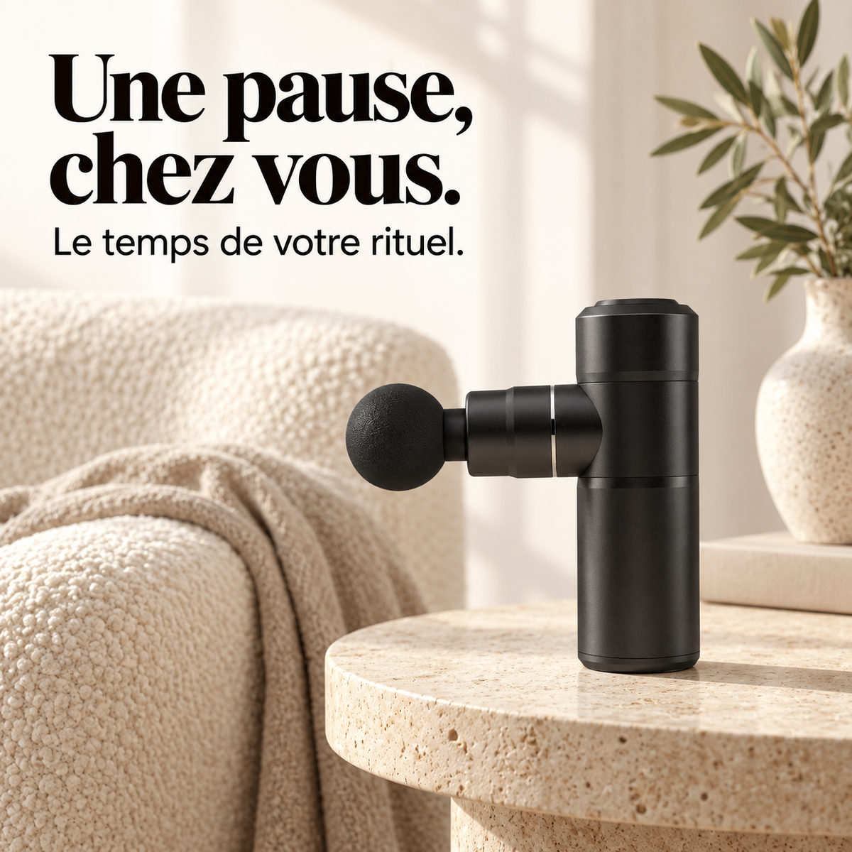 Mini pistolet de massage de poche : présentation du modèle, visuel 3.
