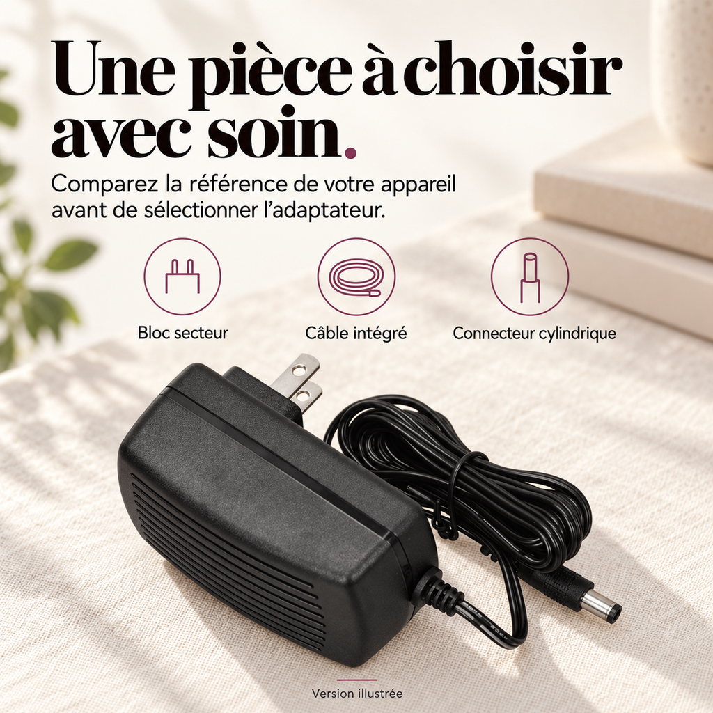 Adaptateur secteur pour masseur de pieds : présentation du modèle, visuel 3.