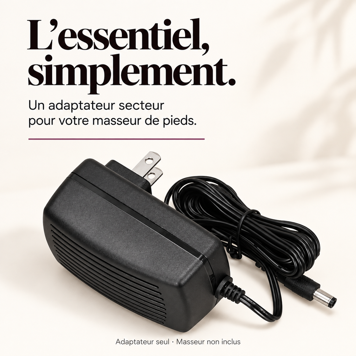 Adaptateur secteur pour masseur de pieds : présentation du modèle, visuel 7.