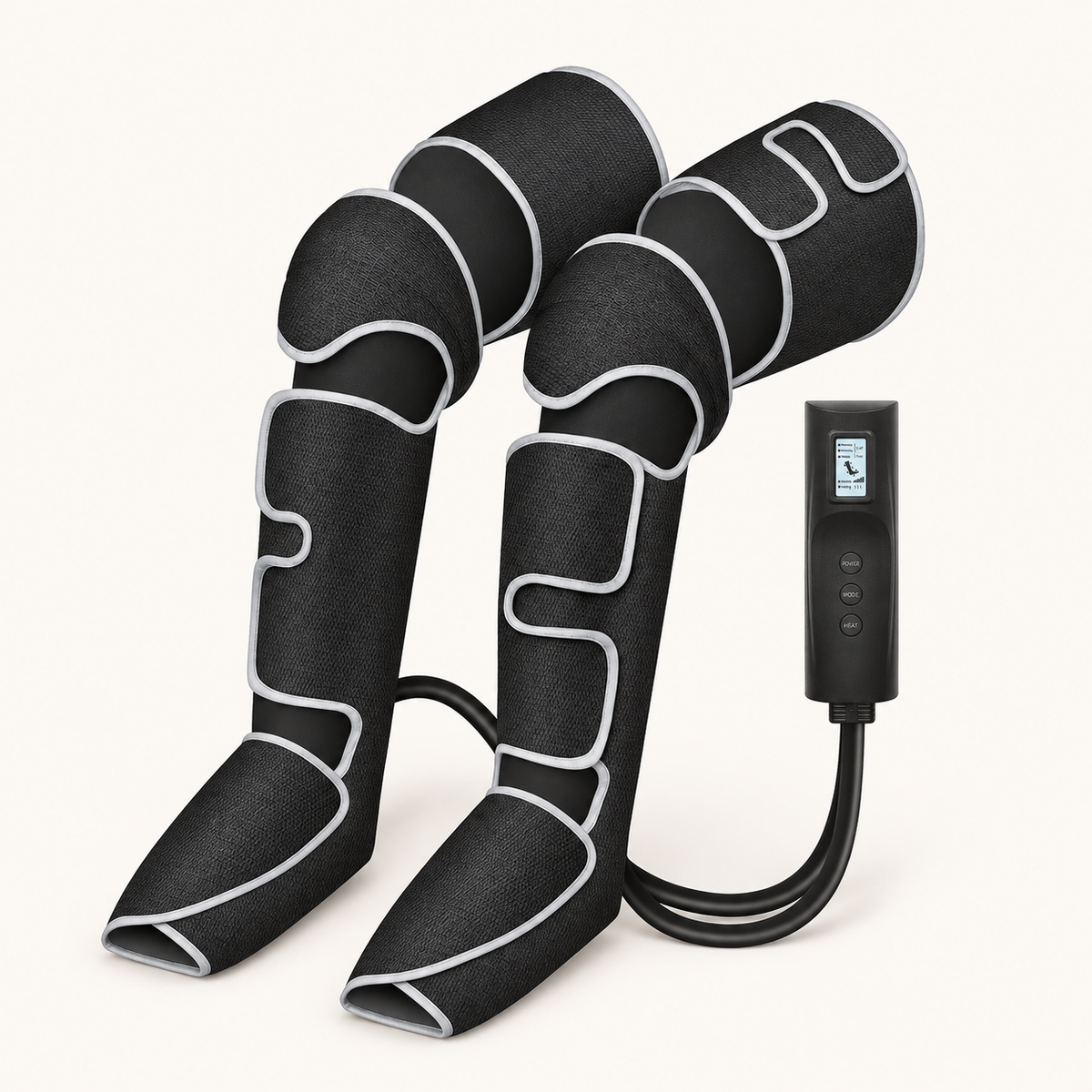 Masseur de jambes à compression d'air : vue du produit.