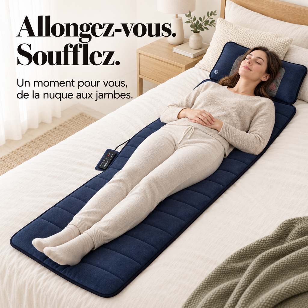 Tapis de massage chauffant connecté : présentation du modèle, visuel 4.