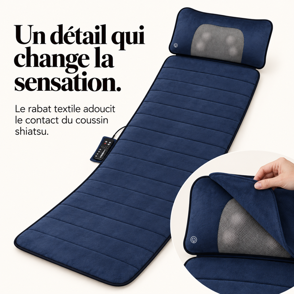 Tapis de massage chauffant connecté : présentation du modèle, visuel 6.
