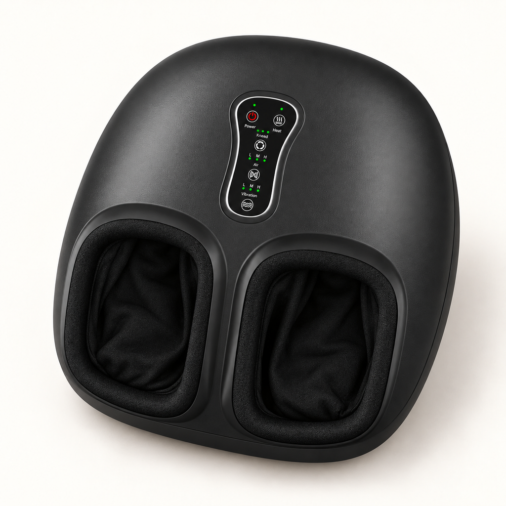 Masseur de pieds shiatsu multifonction : vue du produit.