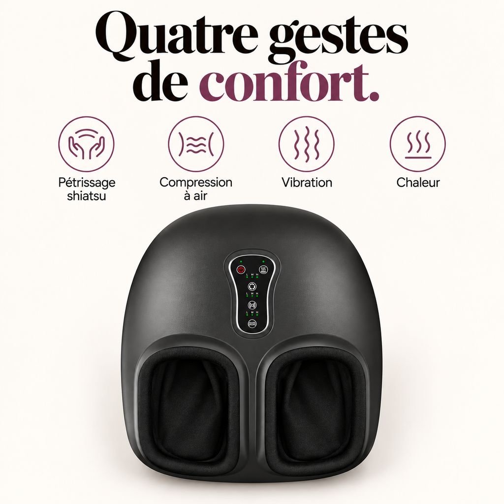 Masseur de pieds shiatsu multifonction : présentation du modèle, visuel 3.