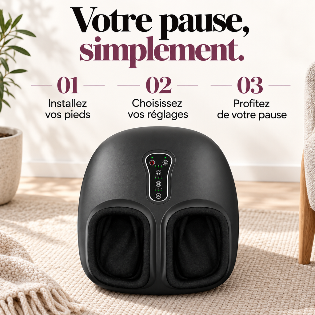 Masseur de pieds shiatsu multifonction : présentation du modèle, visuel 8.