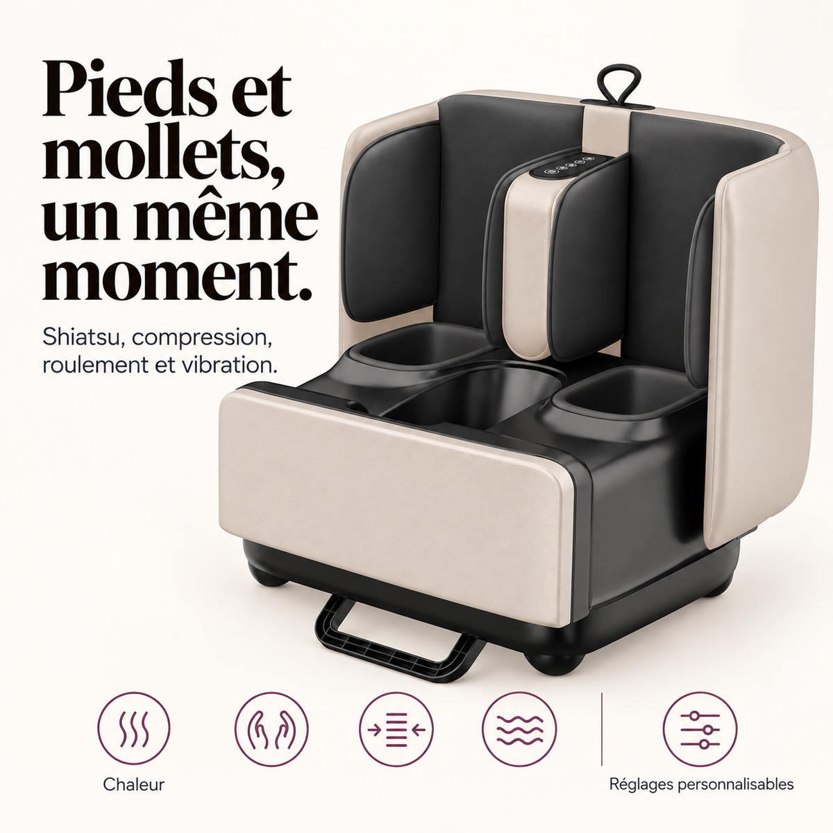 Masseur pieds et mollets avec application : présentation du modèle, visuel 2.