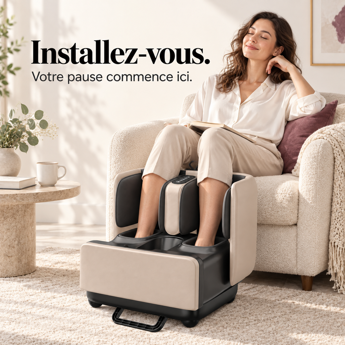 Masseur pieds et mollets avec application : présentation du modèle, visuel 3.
