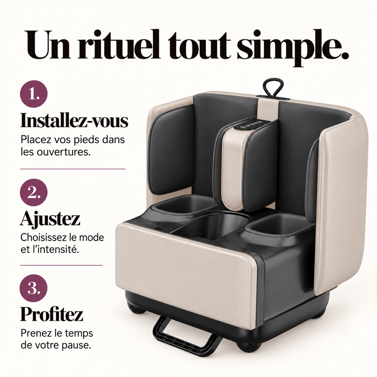 Masseur pieds et mollets avec application : présentation du modèle, visuel 7.