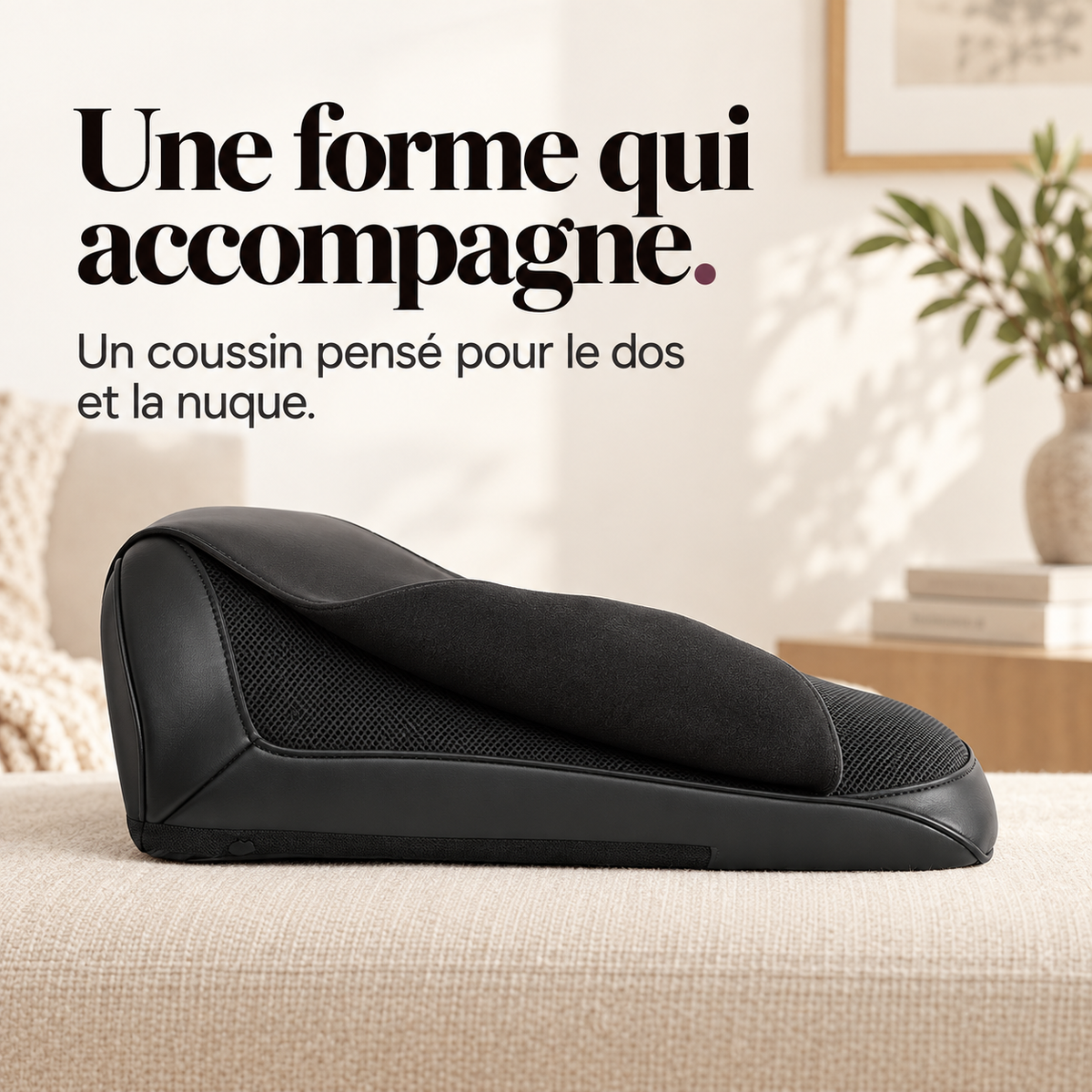 Coussin de massage shiatsu dos et nuque : présentation du modèle, visuel 7.