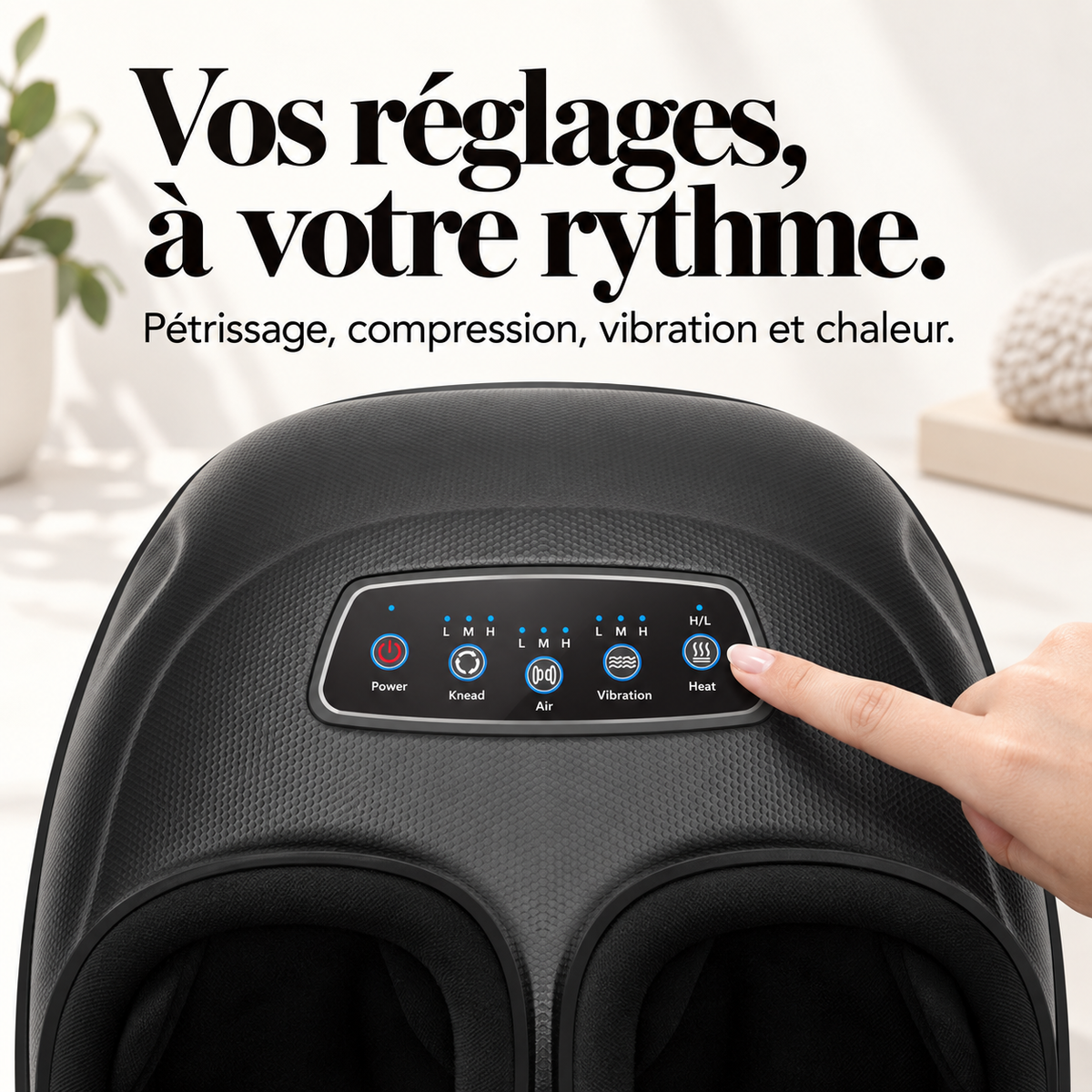 Masseur de pieds à cinq fonctions : présentation du modèle, visuel 5.