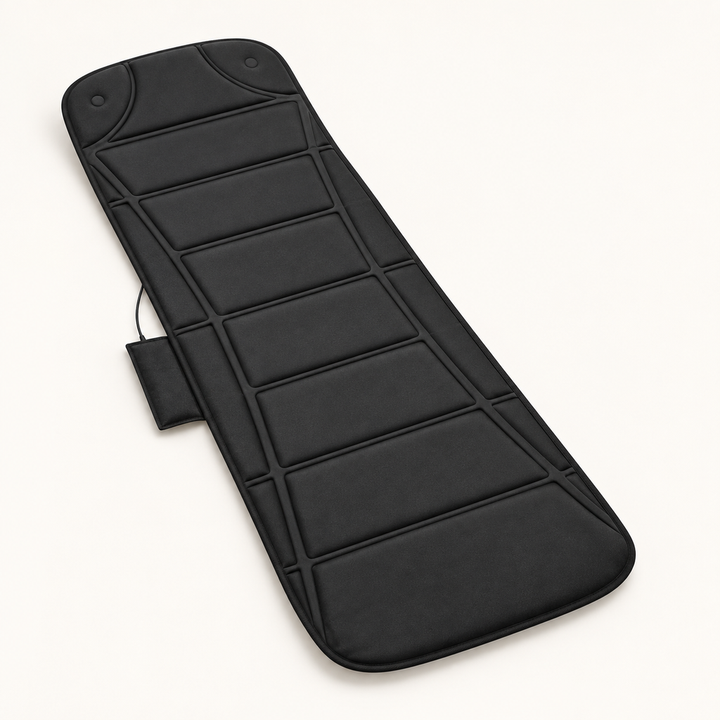 Tapis de massage chauffant corps entier : vue du produit.