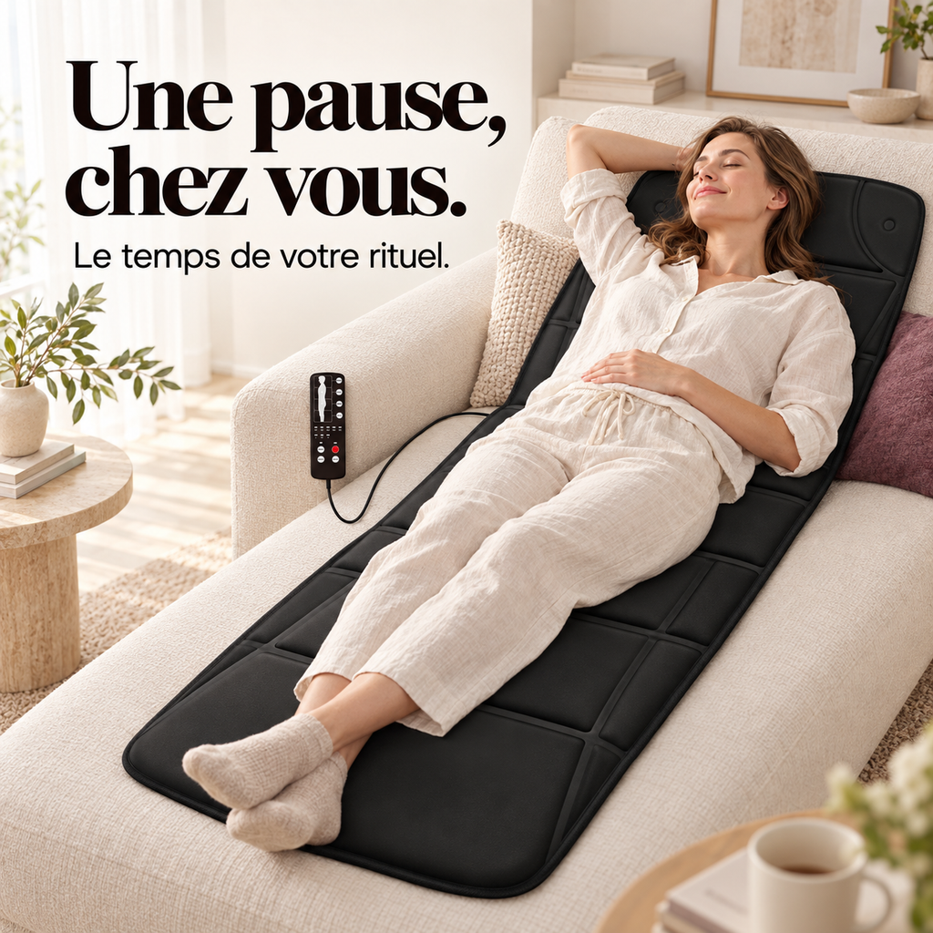 Tapis de massage chauffant corps entier : présentation du modèle, visuel 4.