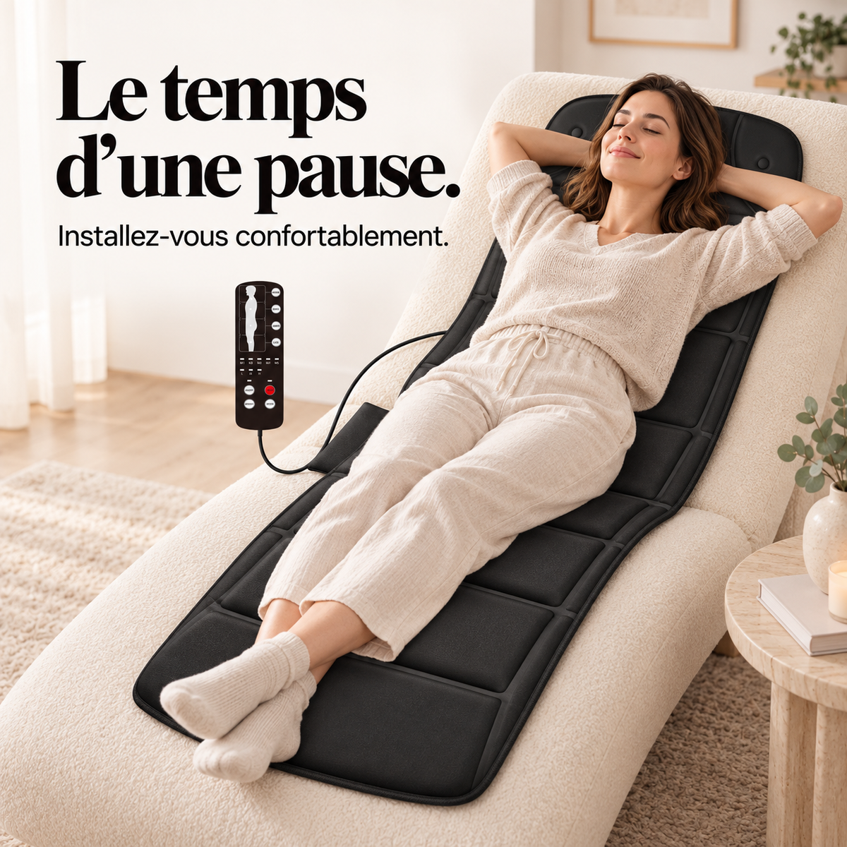 Tapis de massage chauffant corps entier : présentation du modèle, visuel 5.