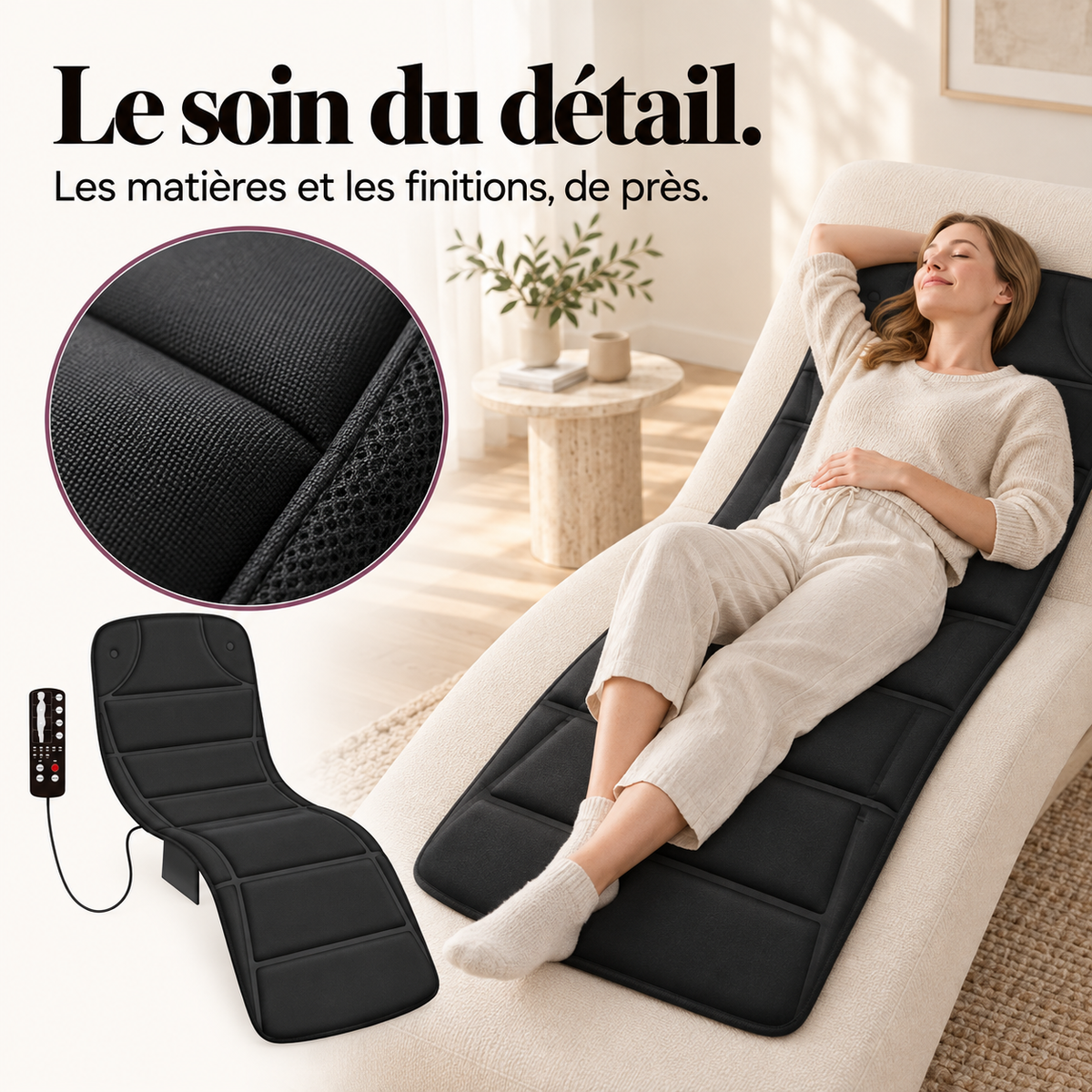 Tapis de massage chauffant corps entier : présentation du modèle, visuel 6.