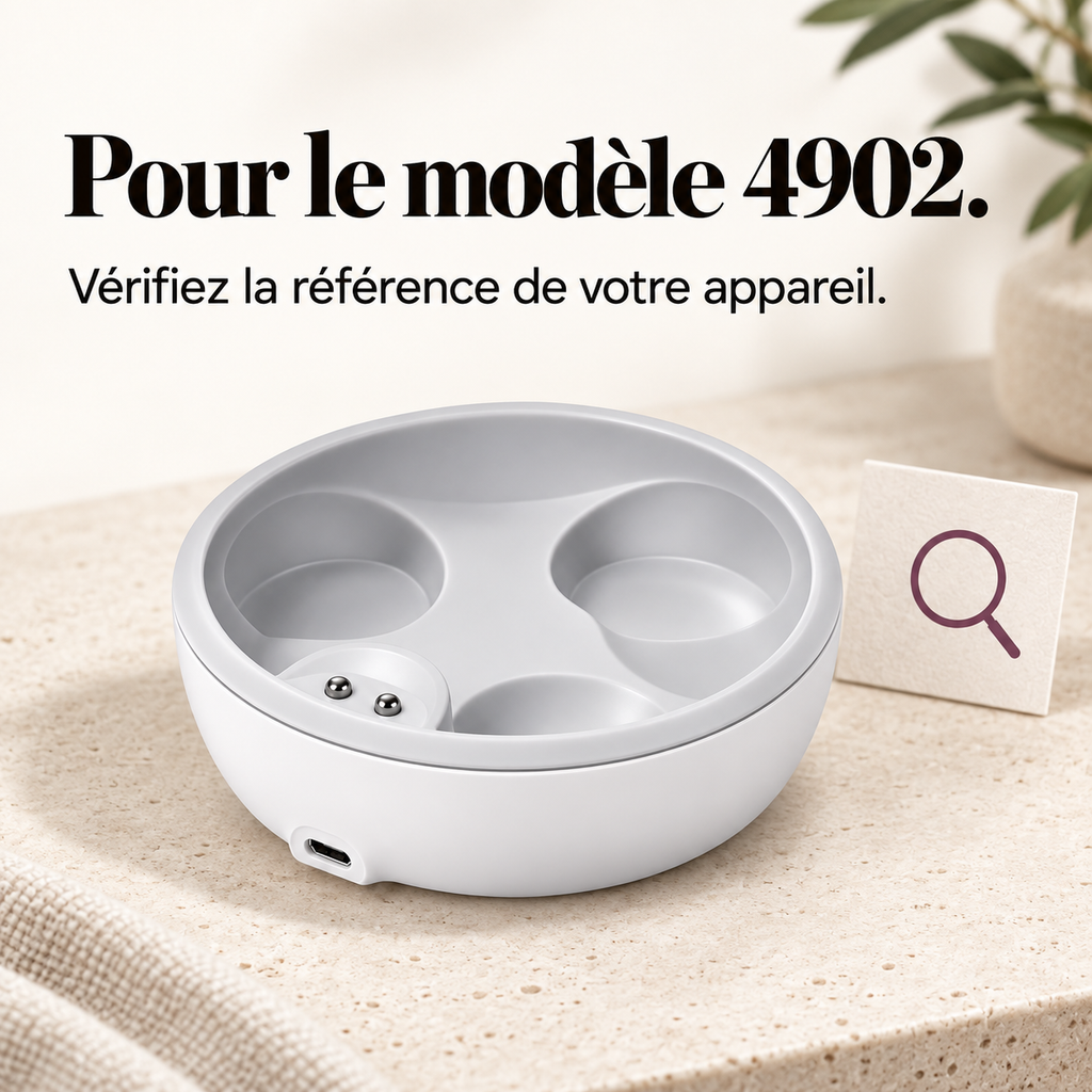 Base de charge pour masseur de tête : présentation du modèle, visuel 4.