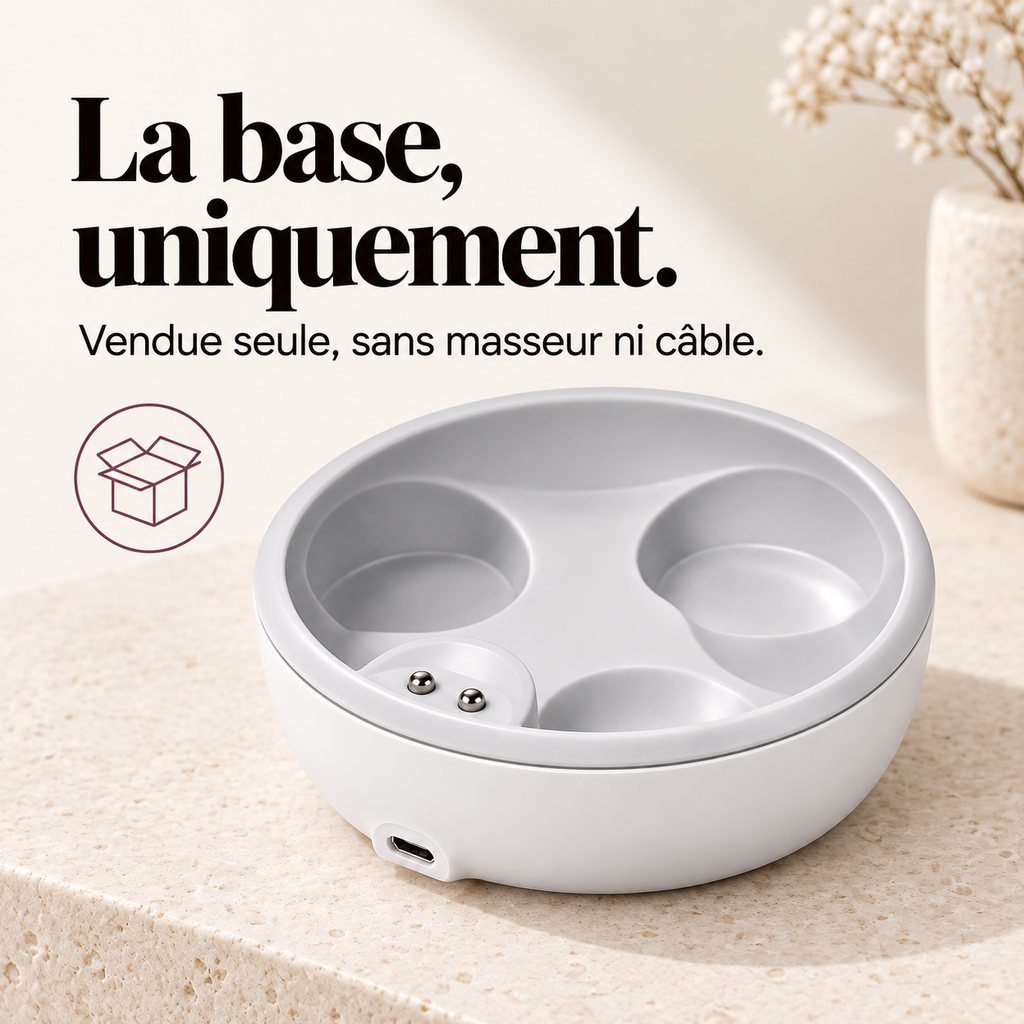 Base de charge pour masseur de tête : présentation du modèle, visuel 6.