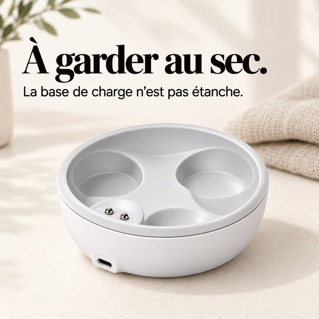Base de charge pour masseur de tête : présentation du modèle, visuel 7.