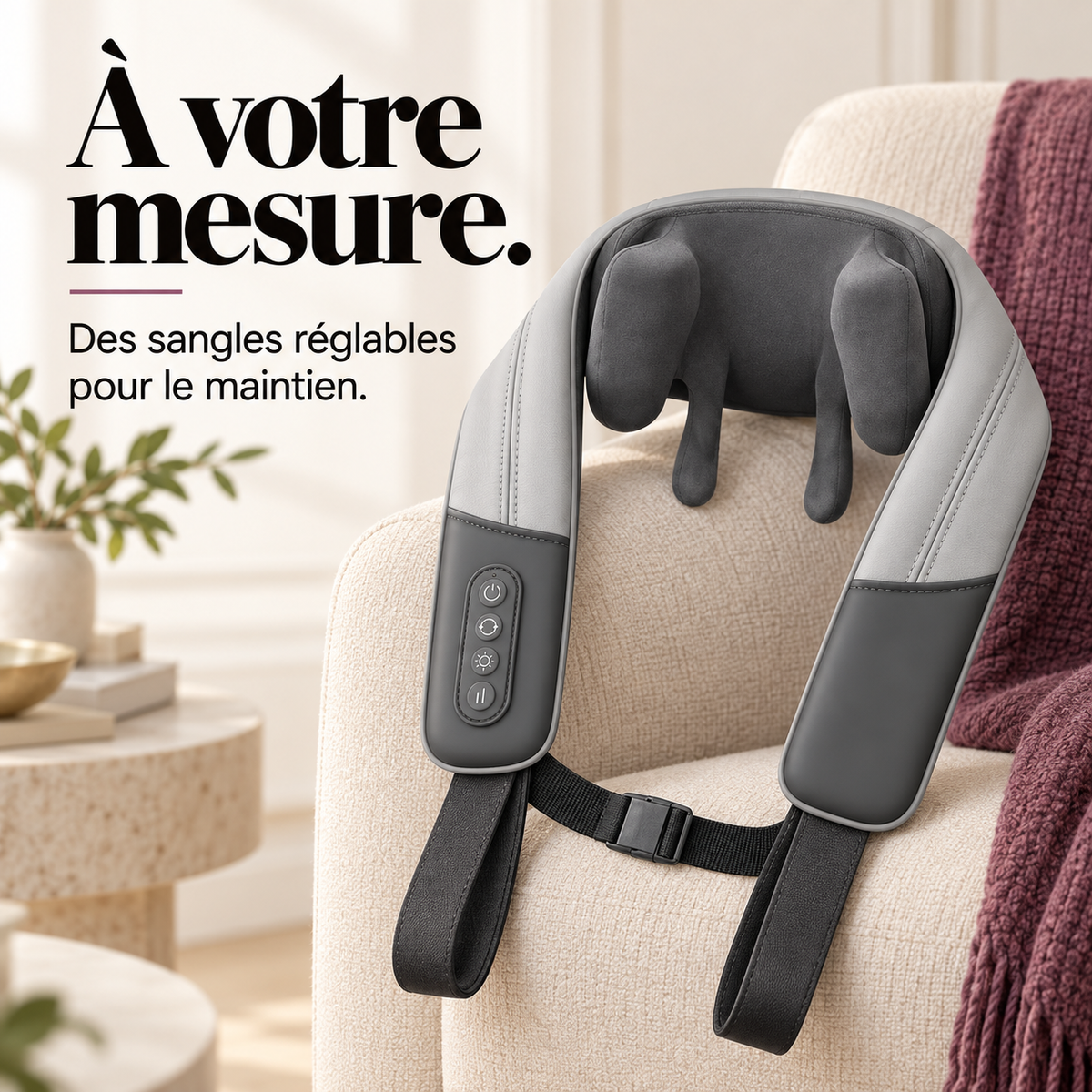 Masseur de nuque shiatsu sans fil : présentation du modèle, visuel 7.