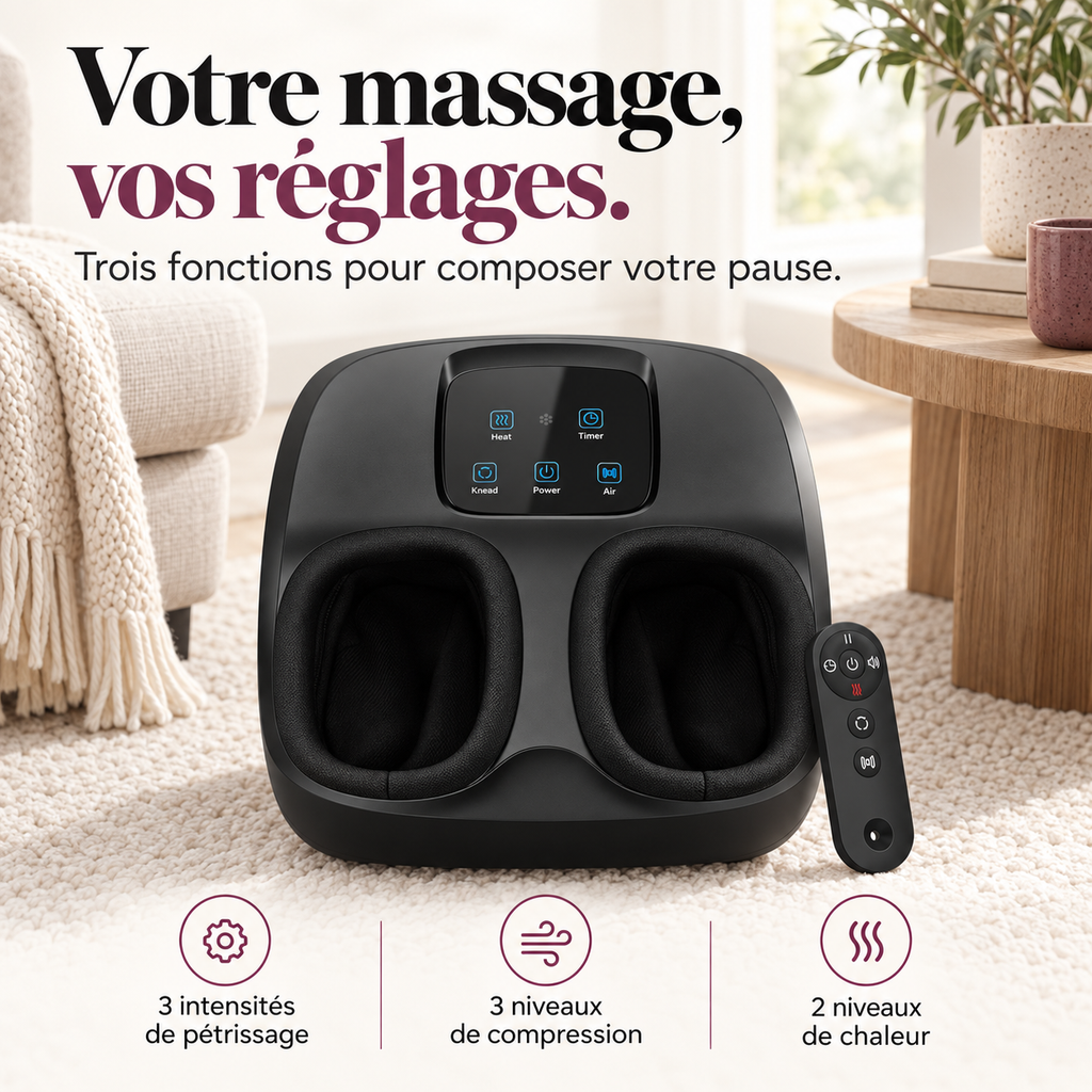 Masseur de pieds à écran tactile : présentation du modèle, visuel 3.