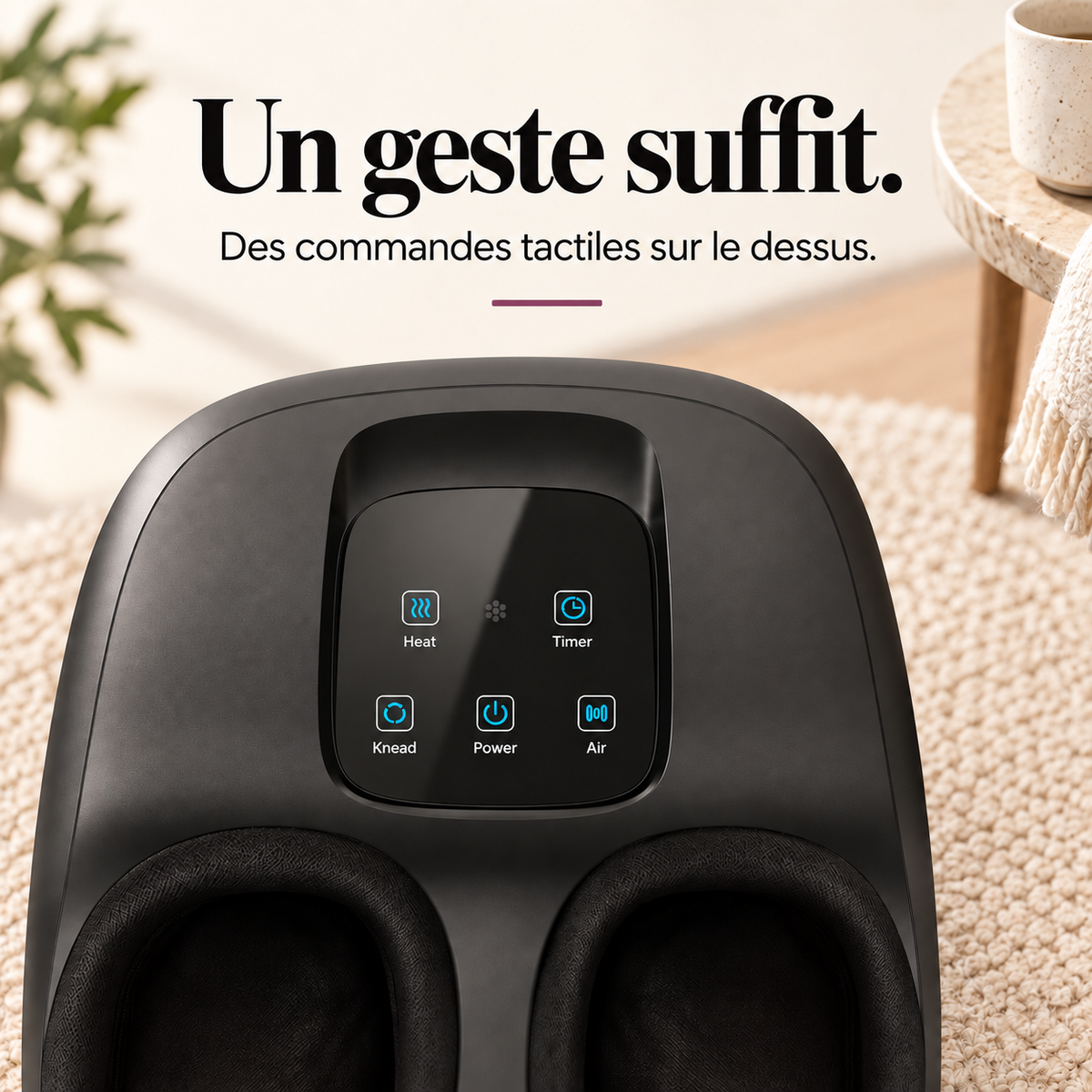 Masseur de pieds à écran tactile : présentation du modèle, visuel 5.