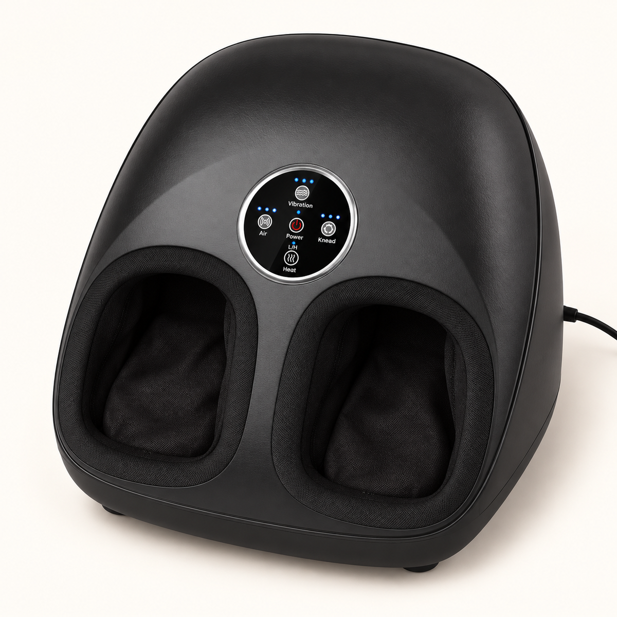 Masseur de pieds shiatsu à télécommande : vue du produit.