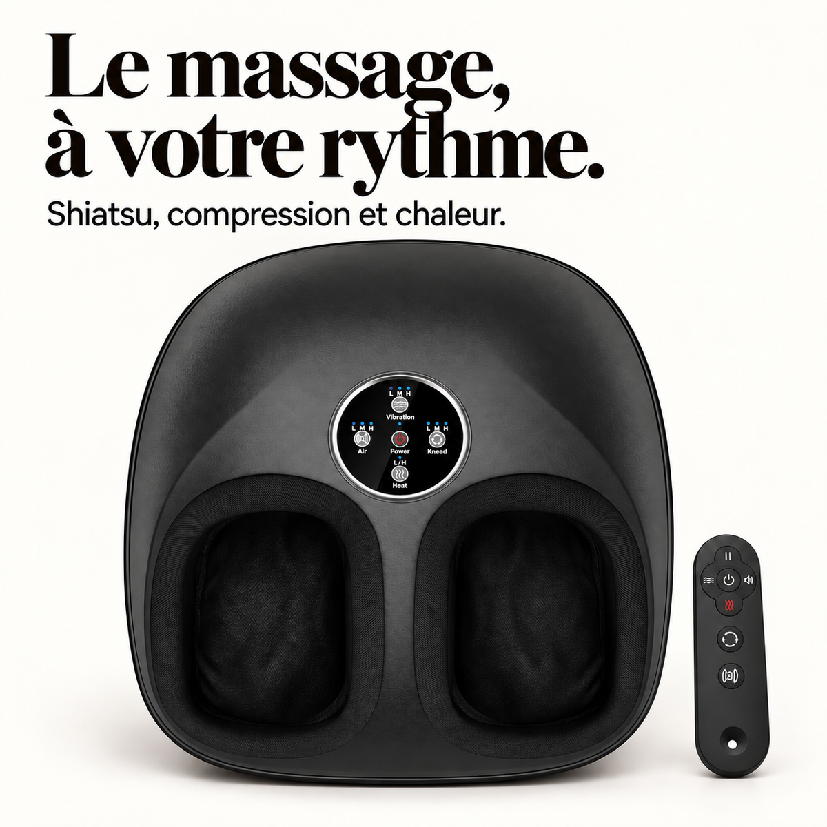 Masseur de pieds shiatsu à télécommande : présentation du modèle, visuel 2.