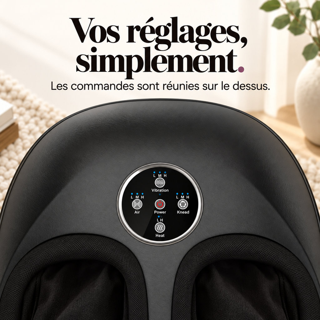 Masseur de pieds shiatsu à télécommande : présentation du modèle, visuel 5.