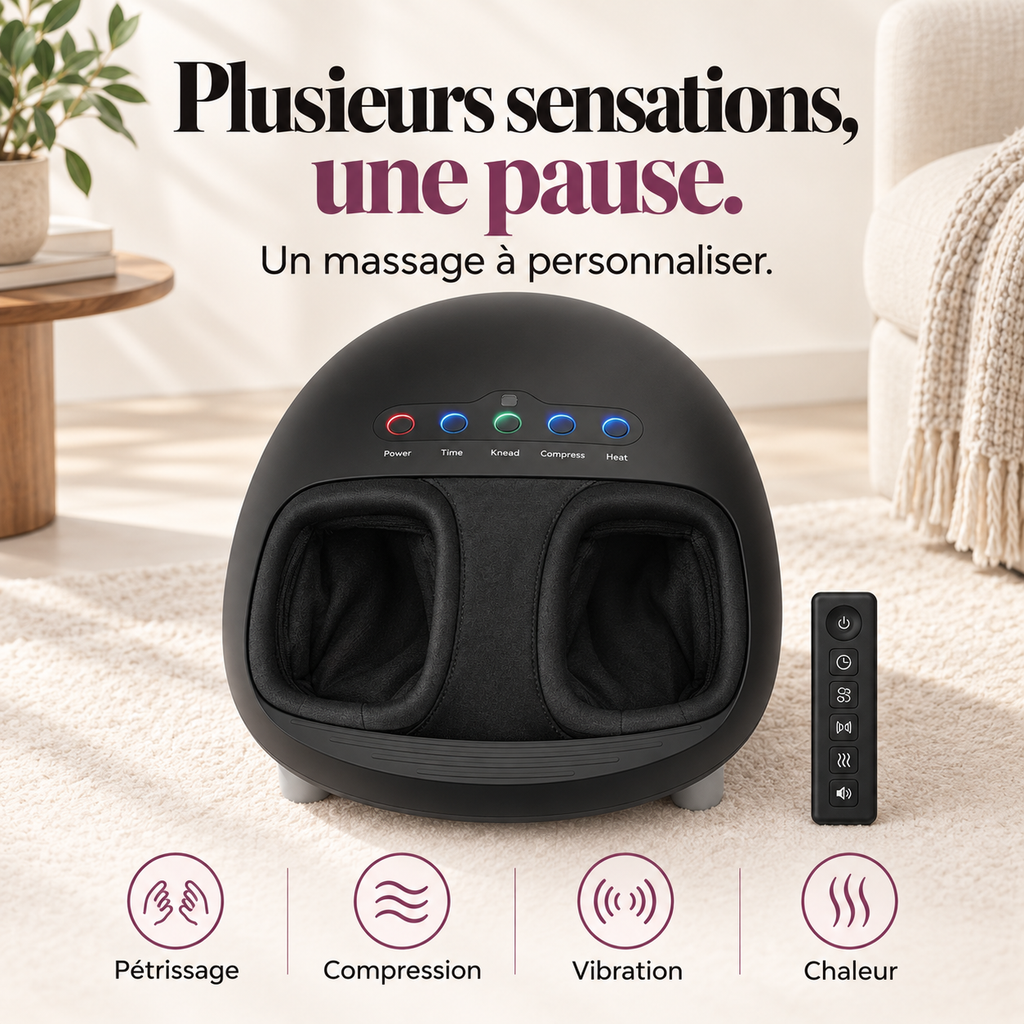Masseur de pieds chauffant grande pointure : présentation du modèle, visuel 3.