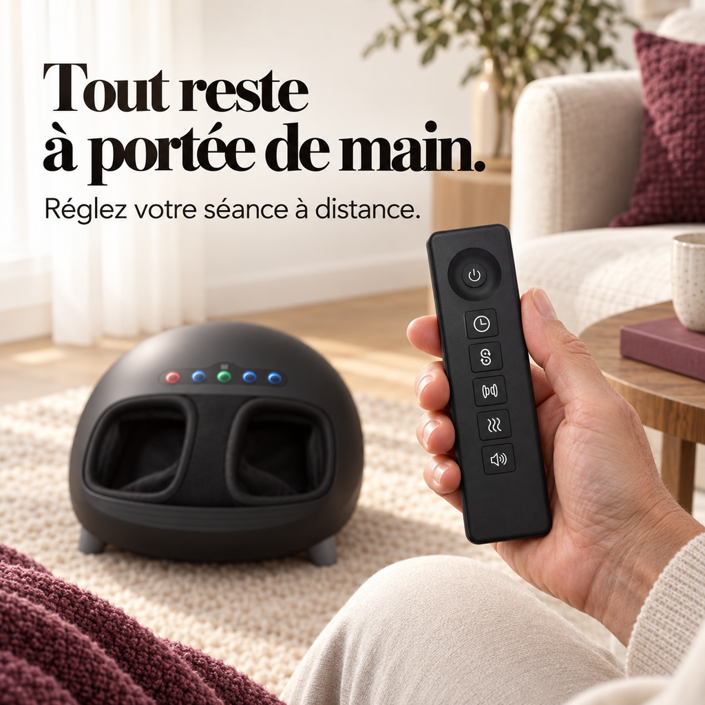 Masseur de pieds chauffant grande pointure : présentation du modèle, visuel 5.