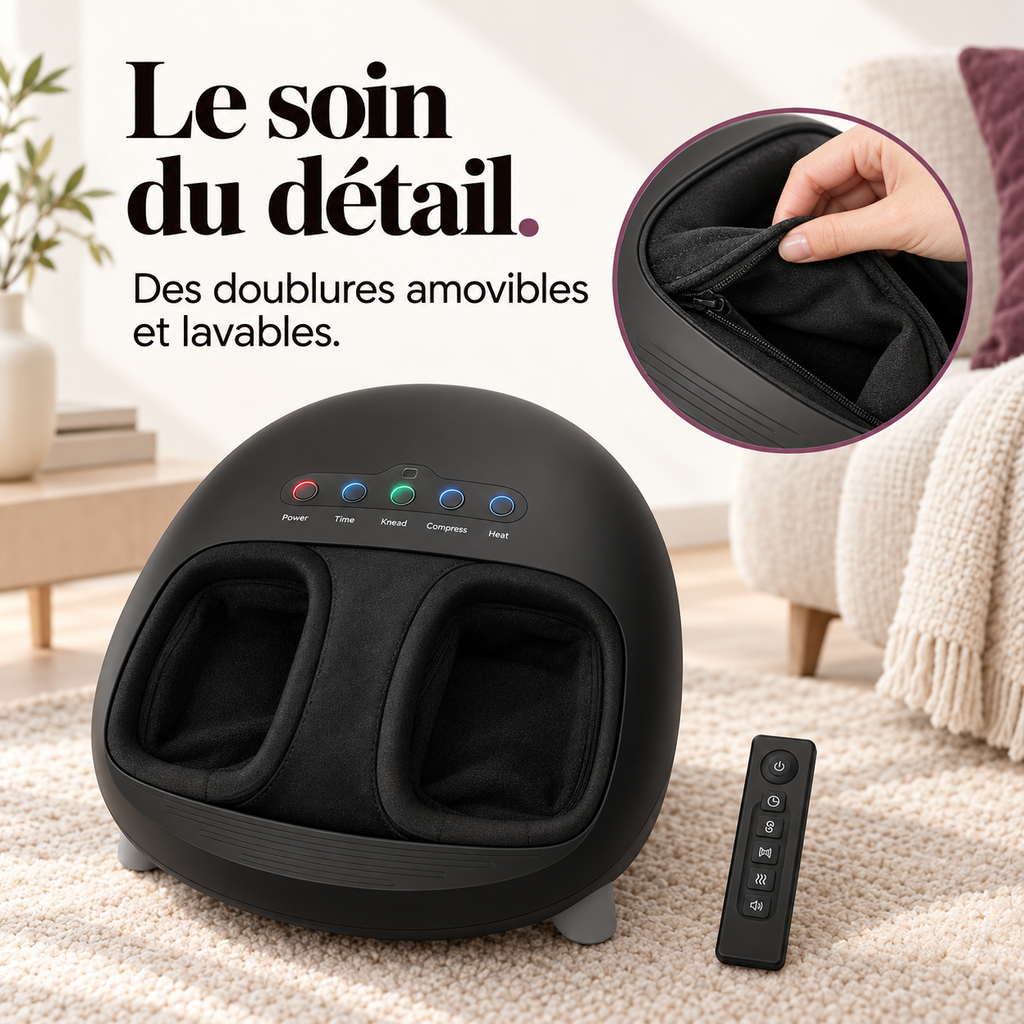 Masseur de pieds chauffant grande pointure : présentation du modèle, visuel 6.
