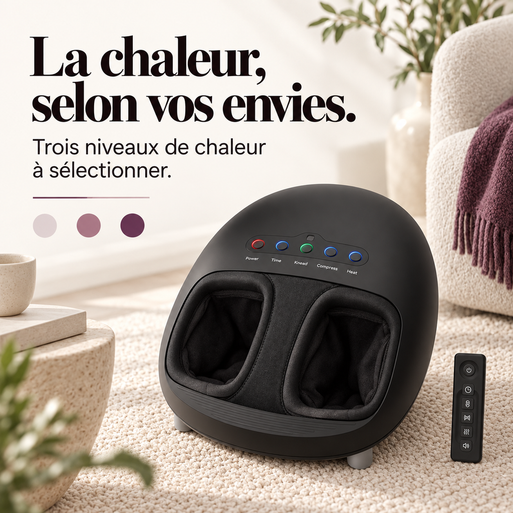 Masseur de pieds chauffant grande pointure : présentation du modèle, visuel 7.