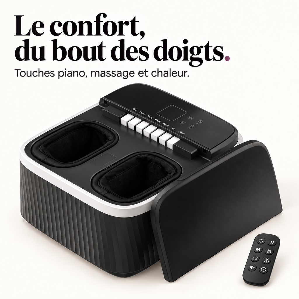 Masseur de pieds à touches piano : présentation du modèle, visuel 2.