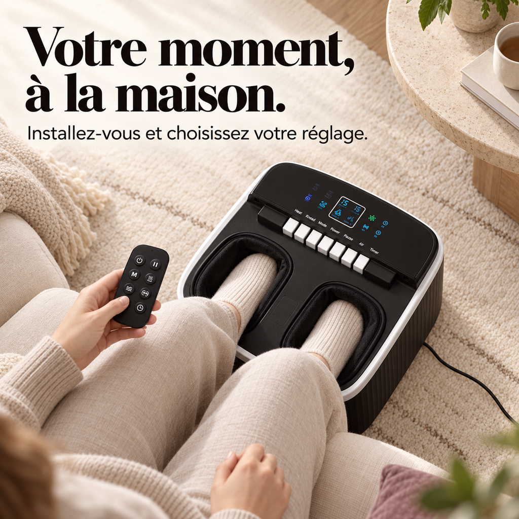 Masseur de pieds à touches piano : présentation du modèle, visuel 4.