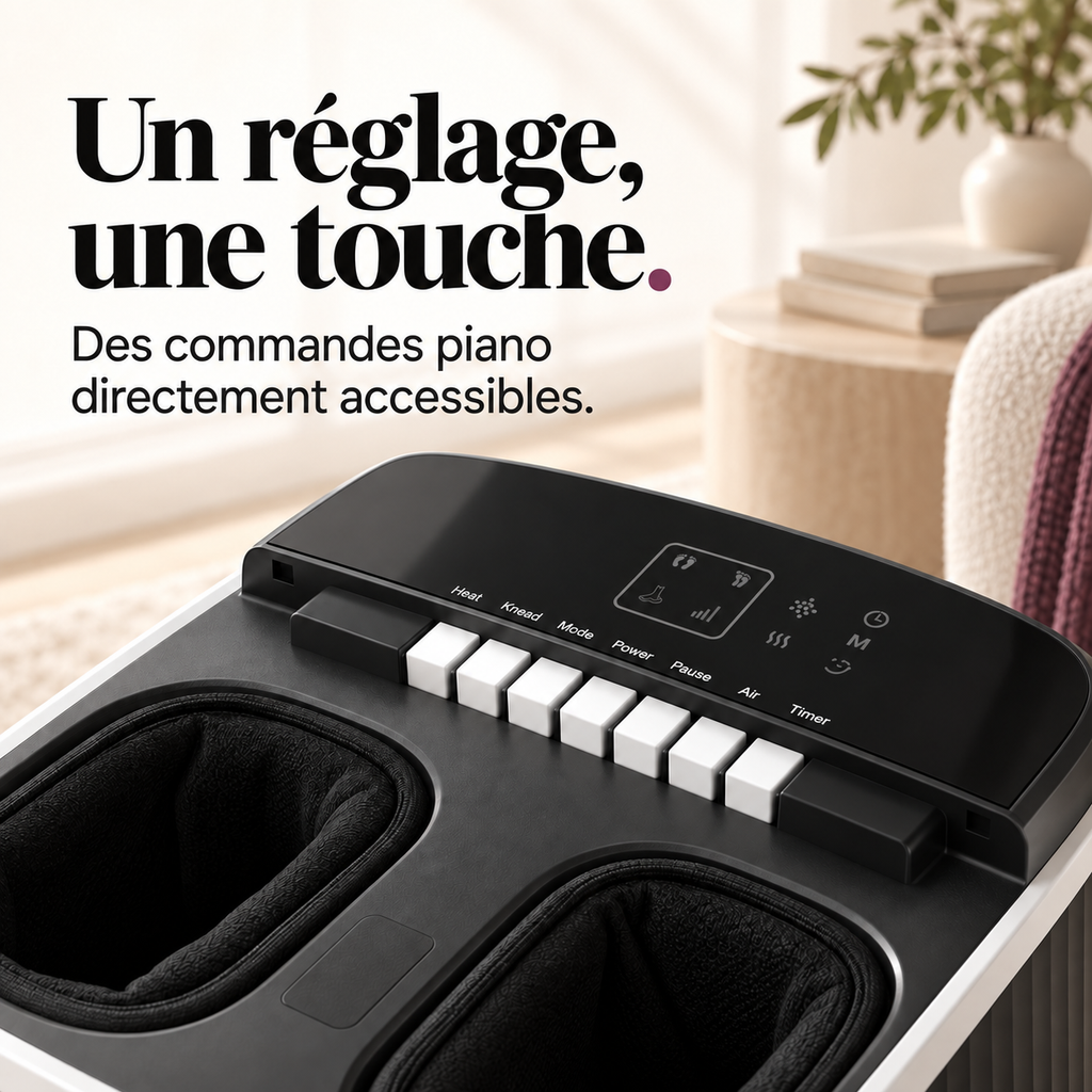 Masseur de pieds à touches piano : présentation du modèle, visuel 5.